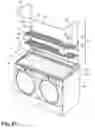 Fig. 18 - Modular laundry system with segmented work surface