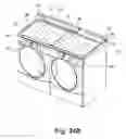 Fig. 31 - Modular laundry system with segmented work surface