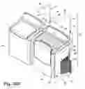 Fig. 33 - Modular laundry system with segmented work surface