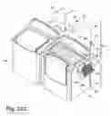 Fig. 34 - Modular laundry system with segmented work surface