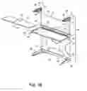 Fig. 38 - Modular laundry system with segmented work surface