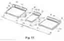 Fig. 43 - Modular laundry system with segmented work surface