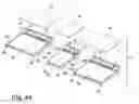 Fig. 44 - Modular laundry system with segmented work surface
