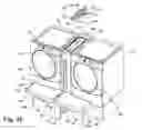 Fig. 46 - Modular laundry system with segmented work surface