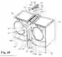 Fig. 49 - Modular laundry system with segmented work surface