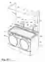 Fig. 57 - Modular laundry system with segmented work surface