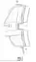Fig. 02 - End stabilization for brake shoes extending beyond the ends of the brake head