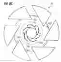 Fig. 08 - Burners for a gas turbine engine