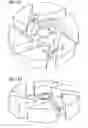 Fig. 13 - Burners for a gas turbine engine