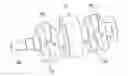 Fig. 01 - CRANKSHAFT SET OF TWO-CYLINDER ENGINE EQUIPPED WITH FLYWHEEL