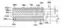 Fig. 01 - Carbon ribbon to be covered with a thin layer made of semiconductor material and method for depositing a layer of this type