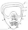 Fig. 01 - Ballistic resistant face mask