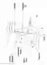 Fig. 02 - Support assembly for a tracking assembly and mounted transrectal ultrasound probe