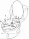 Fig. 01 - Splash shield and kit for use when plunging a toilet
