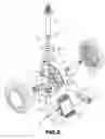 Fig. 03 - Castor that is braked solidly and stably without producing vibration