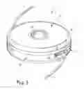 Fig. 04 - MOWING HEAD WITH PERIPHERAL MEMBERS FOR ENGAGEMENT OF THE CUTTING LINE