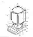 Fig. 02 - Detachable windshield for weighing apparatus with a T-shaped latching mechanism and a floor-member abutting portion for providing direct attachment of the windshield to the weighing apparatus housing
