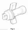 Fig. 06 - Drain pipe connector for fluid filters