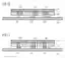 Fig. 05 - Electrical device with protruding contact elements and overhang regions over a cavity
