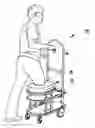 Fig. 01 - Mobility device for amputee and leg-injured persons