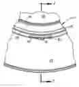 Fig. 01 - Wheel balancing weights with body and mounting clip