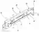 Fig. 01 - Rail set assembly for a machine casing of the industrial computer