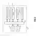 Fig. 03 - Industrial microdeposition system including masking to reduce the impact of droplet alignment and droplet volume tolerances and errors