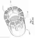 Fig. 02 - Drill bits with enclosed fluid slots and method