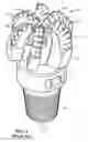 Fig. 02 - PDC BIT HAVING SPLIT BLADES