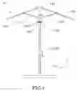 Fig. 02 - Electrical  fixture for outdoor umbrella