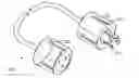 Fig. 01 - Swing fastener for securing 120V electrical connectors