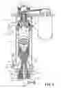Fig. 09 - Gas driven solids discharge and pumping piston for a centrifugal separator