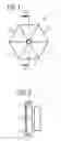Fig. 02 - Illumination device with radiation reflectors arranged modularly to form a radiation-reflecting luminous area