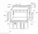 Fig. 01 - Wall panel affixing arrangement for portable work and storage container
