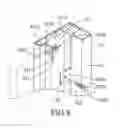 Fig. 07 - Wall panel affixing arrangement for portable work and storage container