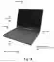 Fig. 15 - Transformer case for notebook slate computer with wireless keyboard