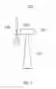 Fig. 02 - Wind energy system with fluid-working machine with non-symmetric actuation
