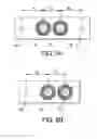 Fig. 03 - Matched-impedance connector footprints