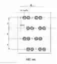 Fig. 05 - Matched-impedance connector footprints