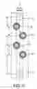 Fig. 25 - Matched-impedance connector footprints