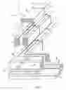 Fig. 02 - STACKING MASONRY BLOCK SYSTEM WITH TRANSITION BLOCK AND UTILITY GROOVE RUNNING THERETHROUGH