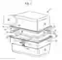 Fig. 02 - Filter housing with quick release clip adapted to disengage the filter element