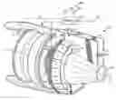 Fig. 01 - Detecting ice buildup on an aircraft engine and actuating the turbofan exit nozzle to break the ice