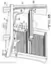 Fig. 12 - A-frame ladder with a tambour gate/barrier