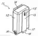 Fig. 01 - Suitcase with extensible steering wheels