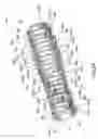 Fig. 03 - Protective guard members for cutting tooth assemblies mounted on a brush cutting head