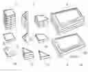 Fig. 01 - Set of parts for information stand