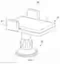 Fig. 02 - Device stand with suction base