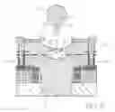 Fig. 04 - Printer with nozzles for generating vapor bubbles offset from nozzle axis