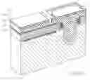 Fig. 12 - Printer with nozzles for generating vapor bubbles offset from nozzle axis